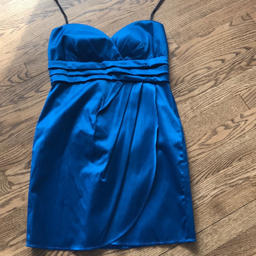 Blue cocktail dress size 7
